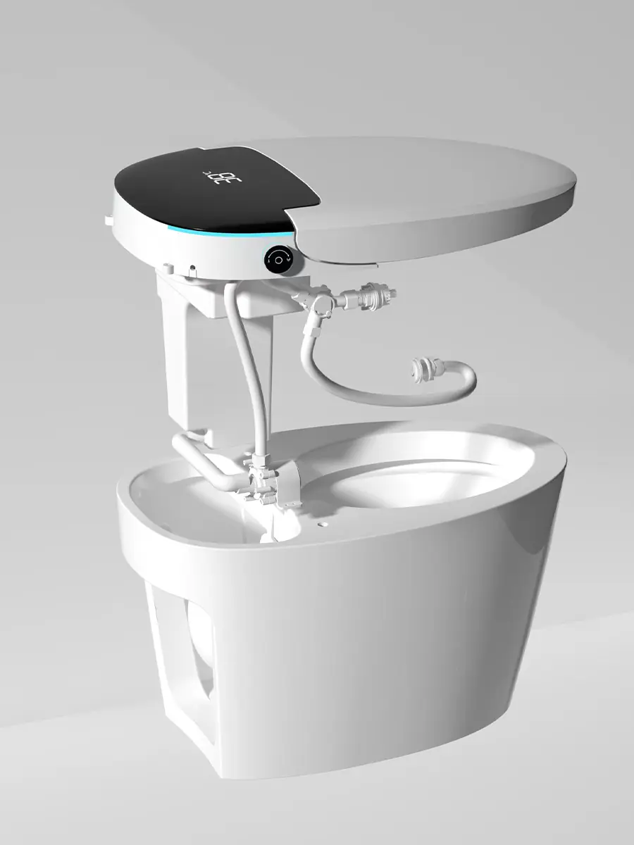 Смарт унитаз HAITEC HT-EST951E автоматизированный с встроенным бачком Смарт унитаз HAITEC HT-EST951E автоматизированный с встроенным бачком