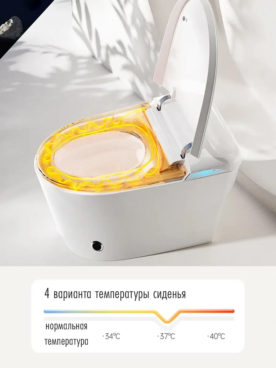 Смарт унитаз HAITEC HT-ESTE5E автоматизированный с встроенным бачком Смарт унитаз HAITEC HT-ESTE5E автоматизированный с встроенным бачком