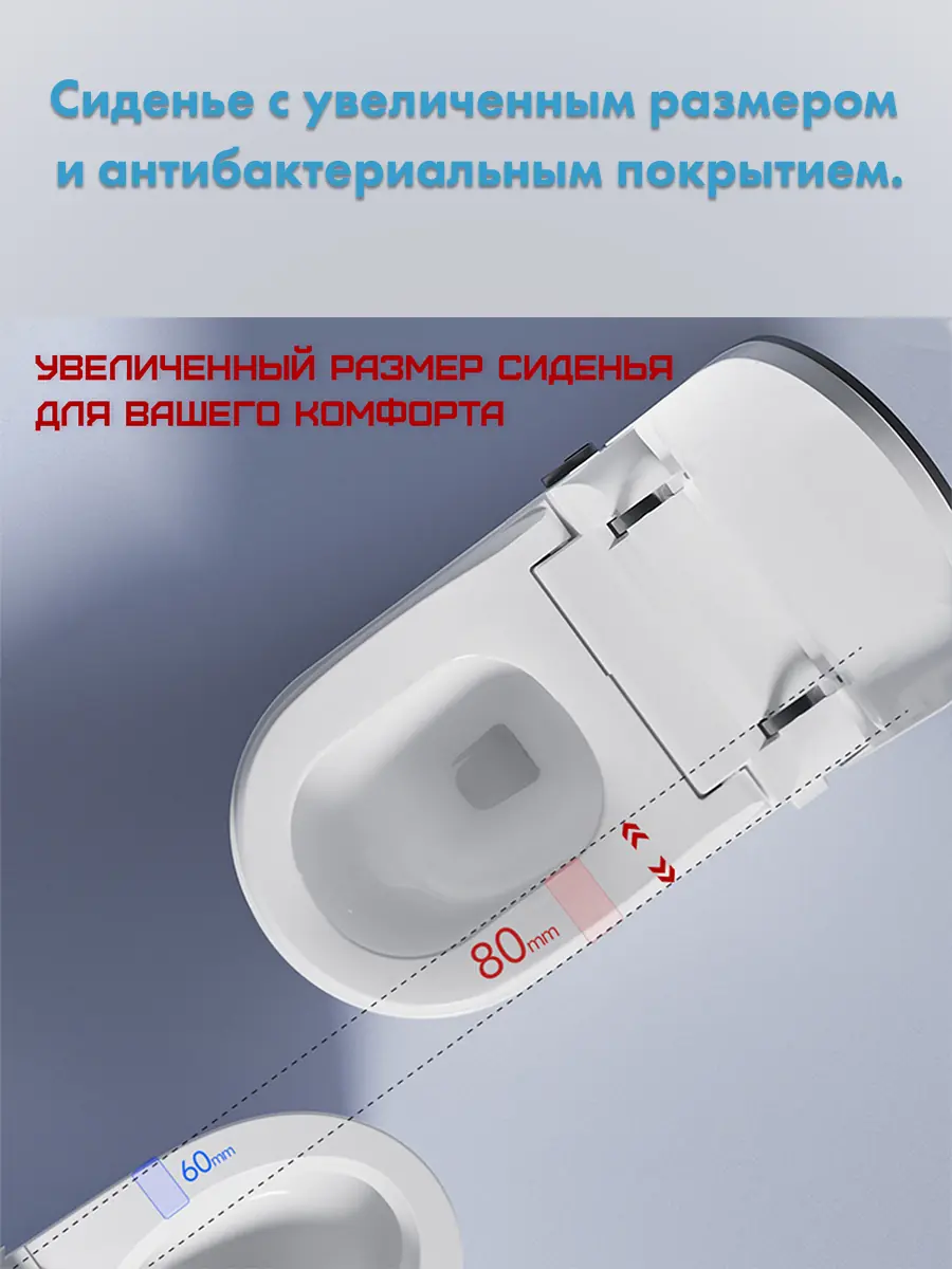 Смарт унитаз HAITEC HT-ESTA101 электронный автоматизированный