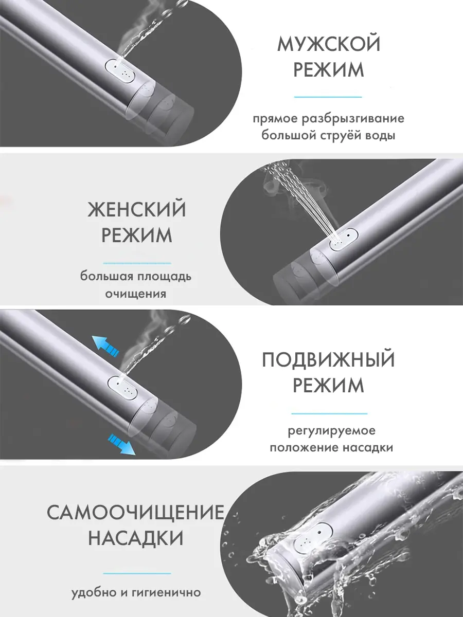 Умная крышка для унитаза HAITEC HT-ESS490x370U U-образной формы с функцией биде и пультом ДУ