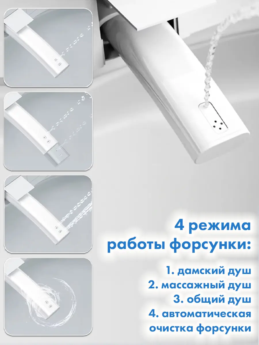 Умная крышка для унитаза HAITEC HT-ESS505x360A с функцией биде Умная крышка для унитаза HAITEC HT-ESS505x360A с функцией биде