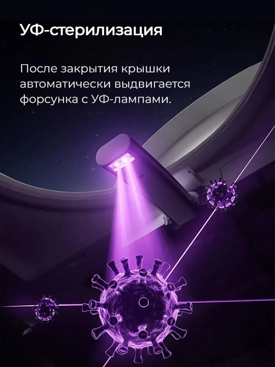 Смарт унитаз HAITEC HT-ESTE5E автоматизированный с встроенным бачком Смарт унитаз HAITEC HT-ESTE5E автоматизированный с встроенным бачком