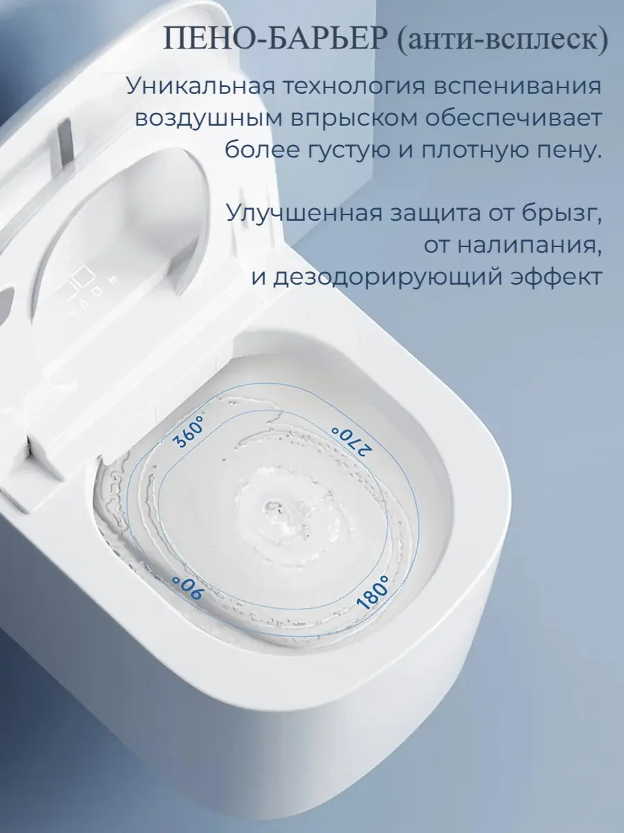 Смарт унитаз подвесной HAITEC HT-ESTY3WE автоматизированный с встроенным бачком Смарт унитаз подвесной HAITEC HT-ESTY3WE автоматизированный с встроенным бачком