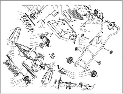 Запасная часть для электрического снегоуборщика HT-ESF140  Большой шкив ремня PA66+GF30 пластик позиция 90 7043311003
