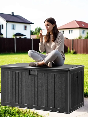 Сундук садовый пластиковый сверхпрочный HT-GT570 570 литров 140*68.8*72 см